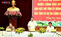 Chủ tịch Quốc hội Trần Thanh Mẫn làm việc với Tỉnh ủy tỉnh Đồng Nai