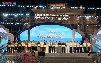 Communication contest on Vietnam's seas and islands closes in Hai Phong 