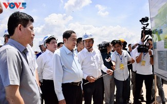 Presidente del Parlamento revisa proyecto del Aeropuerto Internacional de Long Thanh