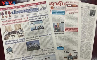 Truyền thông Lào đưa tin đậm nét về 70 năm chiến thắng Điện Biên Phủ
