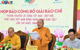 Phát động Giải Báo chí toàn quốc về Phật giáo