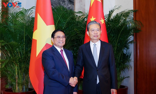 Entrevue entre le Premier ministre vietnamien et le président de l’Assemblée nationale populaire chinoise