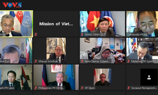 越南主持驻美国纽约东盟委员会总结会议