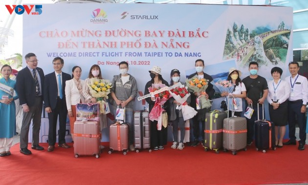 Taipei-Da Nang air route resumes after COVID hiatus 