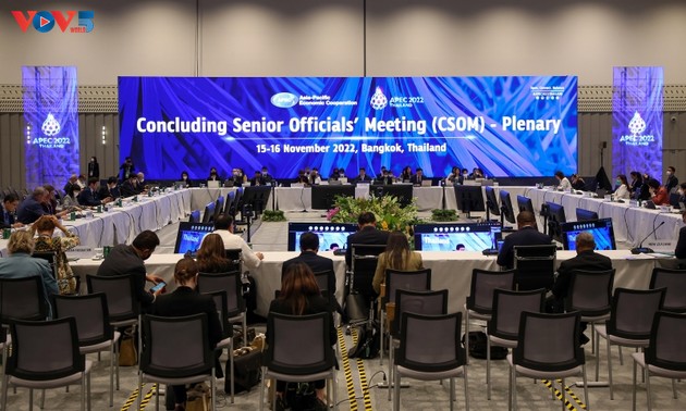 La réunion des responsables de l'APEC se concentre sur les intérêts et aspirations communs des membres