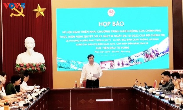 Entwicklung des Hochlands Tay Nguyen nach Beschluss des Politbüros
