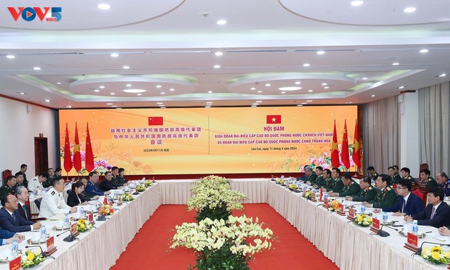 Hochrangiges Gespräch zwischen den Verteidigungsministern Vietnams und Chinas