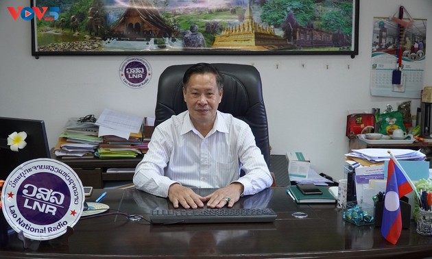 Intendant des staatlichen Radiosenders von Laos würdigt Artikel des KPV-Generalsekretär Nguyen Phu Trong