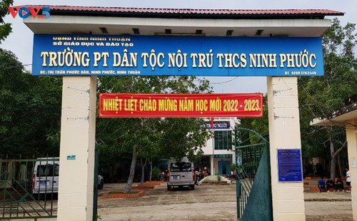 Das Internat für Schüler von ethnischen Minderheiten in Ninh Thuan - ảnh 1