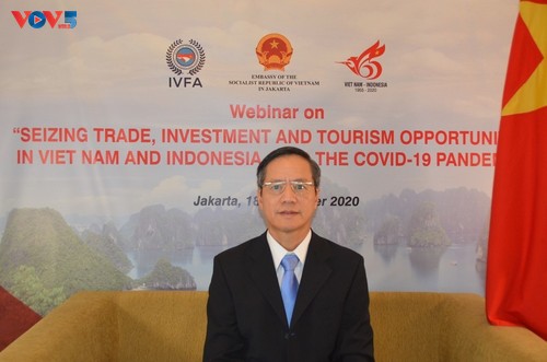Promosi Investasi, Perdagangan dan Pariwisata Viet Nam-Indonesia di tengah Pandemi - ảnh 1