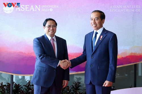 PM Vietnam, Pham Minh Chinh Menemui Presiden Indonesia dan PM Kamboja - ảnh 1