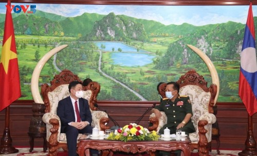 Lãnh đạo Đảng, Nhà nước Lào tiếp Đoàn đại biểu cấp cao Ban Tuyên giáo Trung ương Đảng Cộng sản Việt Nam - ảnh 2