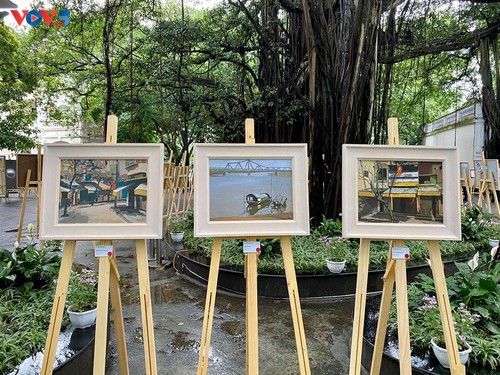 Triển lãm tranh của họa sĩ đương đại Việt vẽ trong mùa cách ly - ảnh 10