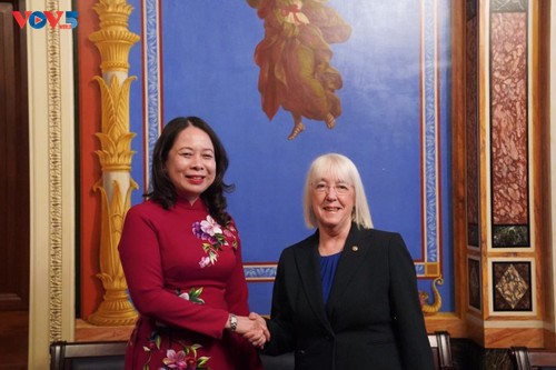 La vice-présidente vietnamienne rencontre la présidente pro tempore du Sénat des États-Unis - ảnh 1
