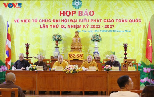 Đại hội Phật giáo lần thứ IX: Nêu cao tinh thần đoàn kết, hòa hợp, xây dựng, phát triển trong hội nhậ - ảnh 1