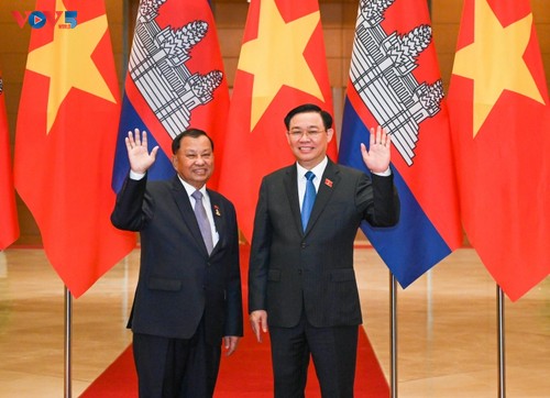 Укрепление и развитие добрососедских, дружеских отношений и отношений всеобъемлющего сотрудничества между Вьетнамом и Камбоджей - ảnh 1