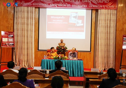 Lào ra mắt cuốn sách về Đại sứ đặc mệnh toàn quyền đầu tiên của Việt Nam tại Lào - ảnh 1