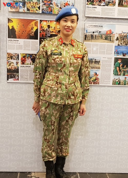 นายทหารหญิงคนแรกของเวียดนามที่เข้าร่วมกองกำลังรักษาสันติภาพของสหประชาชาติในซูดานใต้ - ảnh 1