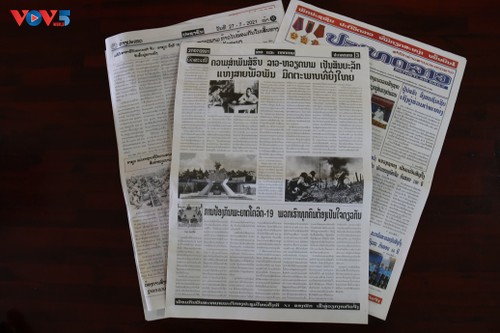 Lao media honor Vietnamese volunteers’ contributions - ảnh 1