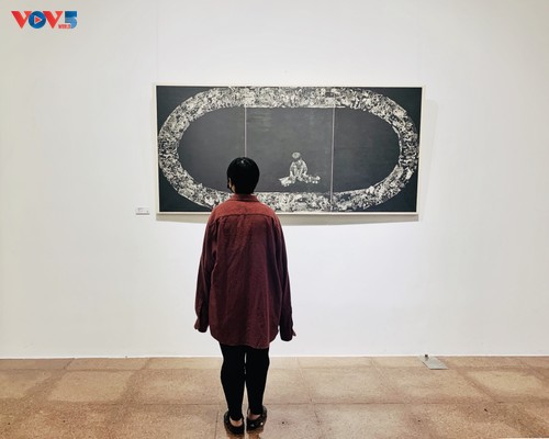 Nguyễn Khắc Hân với triển lãm 10 năm đi cùng tranh khắc gỗ - ảnh 2