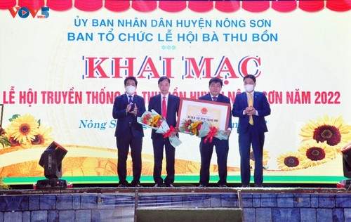 Quảng Nam: Khai mạc Lễ hội Bà Thu Bồn năm 2022  - ảnh 1
