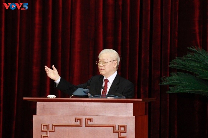 Finaliza el V Pleno del Comité Central del Partido Comunista de Vietnam - ảnh 1