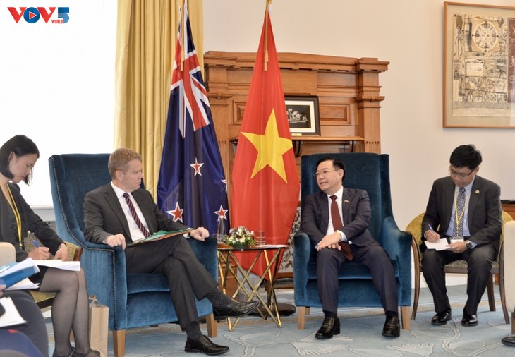 El presidente del Parlamento de Vietnam finaliza su agenda de trabajo en Nueva Zelanda - ảnh 2
