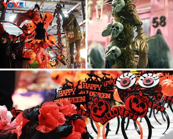 El ambiente de Halloween llega temprano a Hanói - ảnh 5