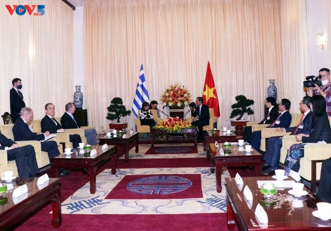 그리스 대통령, 호찌민시에 협력 제안 - ảnh 1