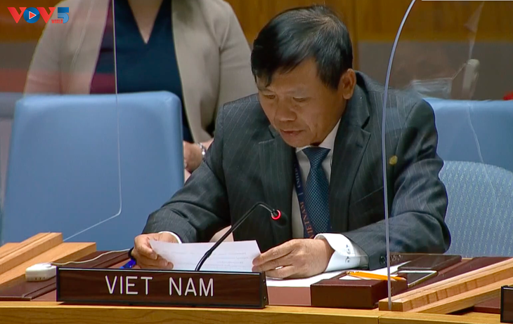 Vietnam Junjung Tinggi Hukum Internasional dalam Selesaikan Tantangan Global - ảnh 1