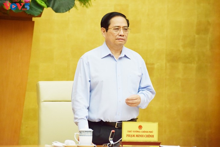 Pham Minh Chinh préside une visioconférence sur l’aménagement du territoire - ảnh 1