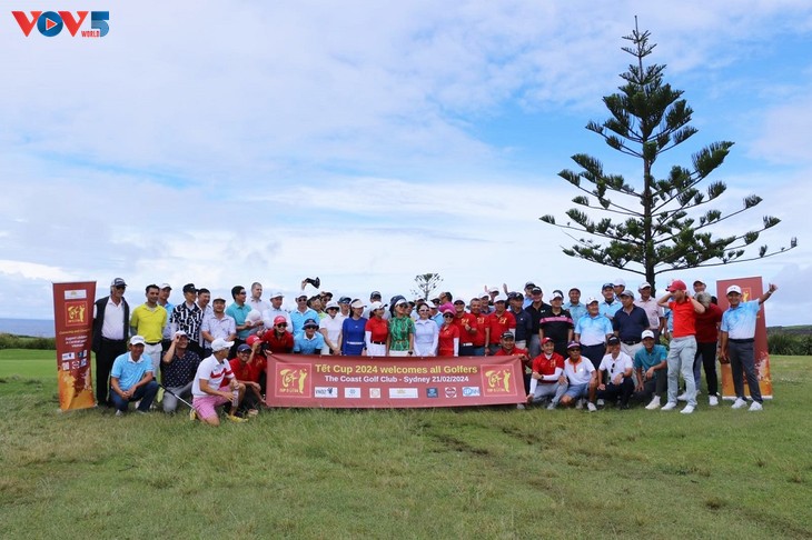 Golfturnier „Tet Cup 2024“ in Australien zur Hilfe der Kinder in Bergregionen - ảnh 1