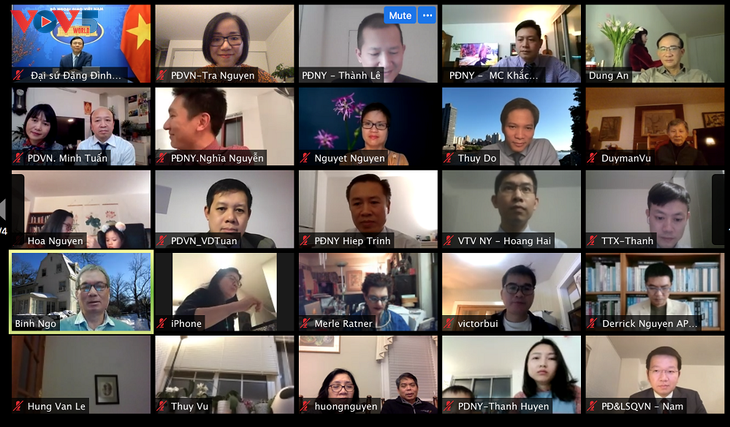 Cộng đồng người Việt tại New York gặp mặt trực tuyến đón Xuân Tân Sửu 2021 - ảnh 1