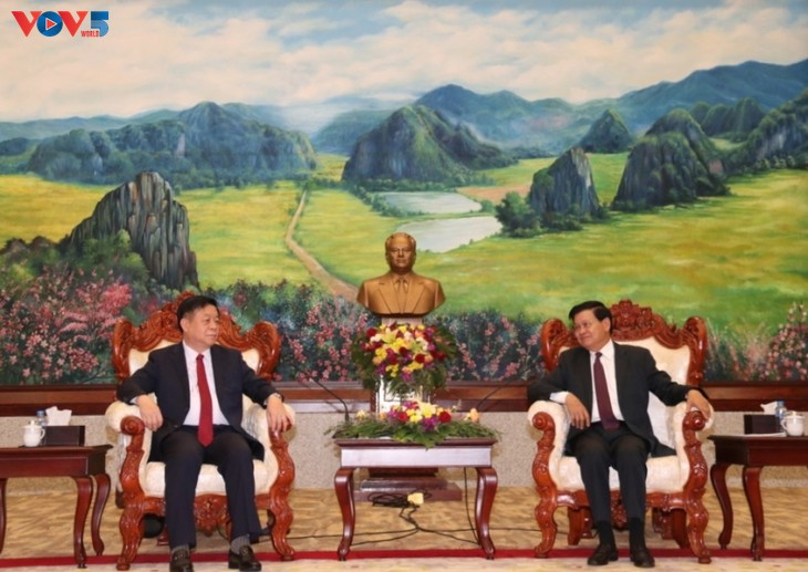 Lãnh đạo Đảng, Nhà nước Lào tiếp Đoàn đại biểu cấp cao Ban Tuyên giáo Trung ương Đảng Cộng sản Việt Nam - ảnh 1