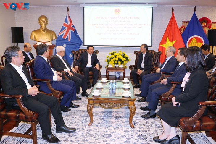 Đoàn đại biểu cấp cao Đảng Cộng sản Việt Nam thăm và làm việc tại Australia - ảnh 3