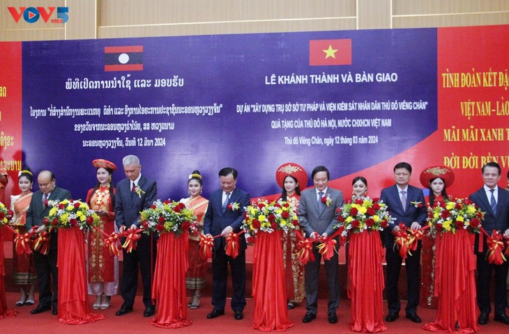 Khánh thành dự án hữu nghị Hà Nội – Vientiane - ảnh 1