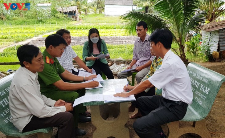 Кооперативная бригада по выращиванию безопасных овощей в общине Анкуангхыу провинции Чавинь - ảnh 2