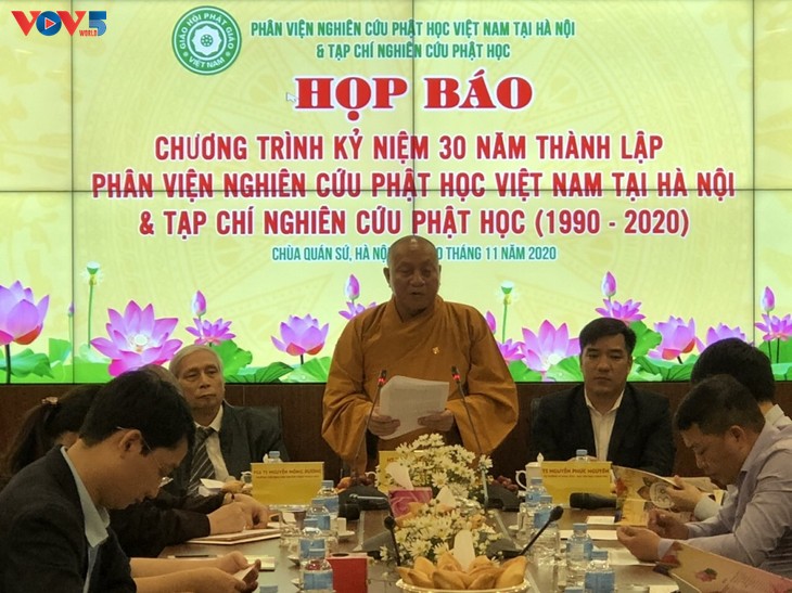 Conmemorarán la creación del Instituto de Investigación sobre el Budismo de Vietnam en Hanói - ảnh 1