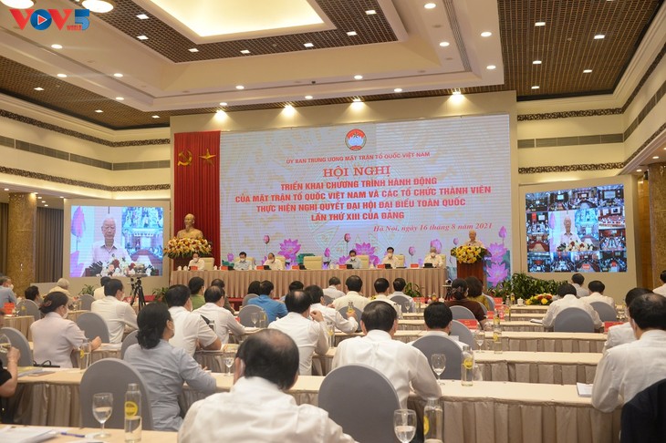 Piden al Frente de la Patria de Vietnam trabajar por la unidad nacional y los intereses del pueblo - ảnh 1