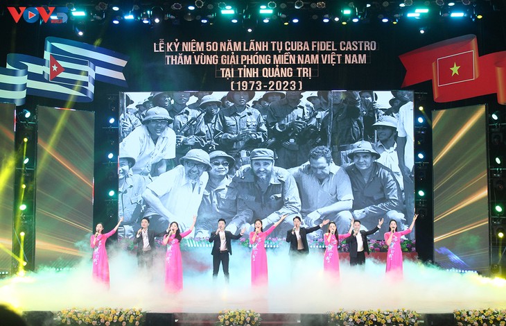 Lễ kỷ niệm 50 năm Chủ tịch Fidel Castro đến thăm vùng giải phóng miền Nam Việt Nam - ảnh 1