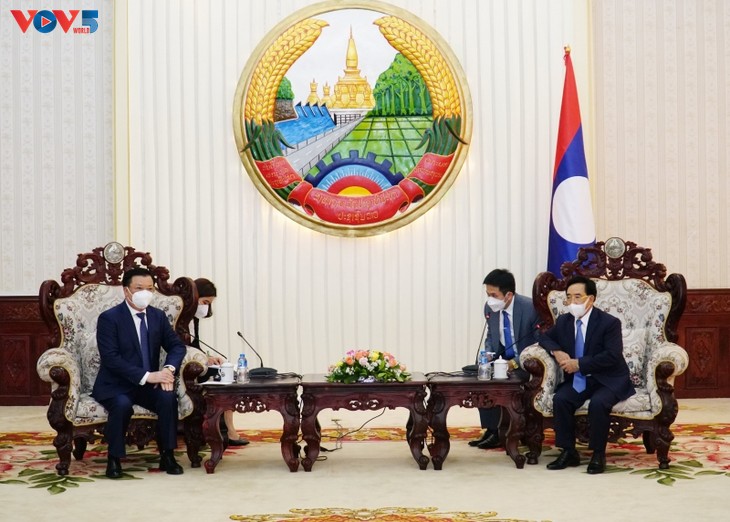 Lãnh đạo Đảng, Nhà nước Lào đánh giá cao sự hơp tác chặt chẽ giữa Hà Nội và Thủ đô Vientiane - ảnh 2
