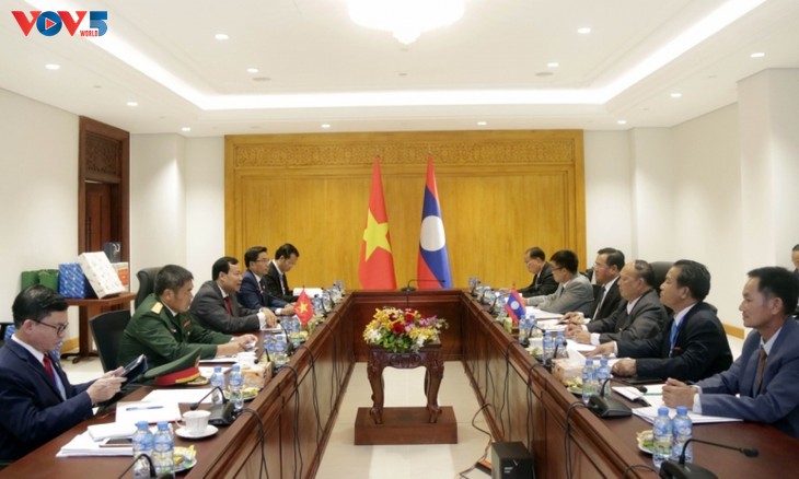 Việt Nam - Lào tăng cường hợp tác giữa Ủy ban Quốc phòng và An ninh của Quốc hội - ảnh 1