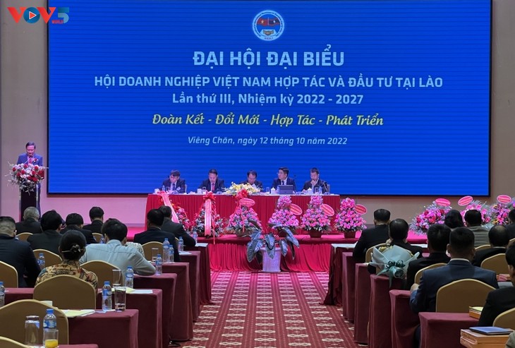 Hội doanh nghiệp Việt Nam tại Lào: Đoàn kết – đổi mới – hợp tác – phát triển - ảnh 1