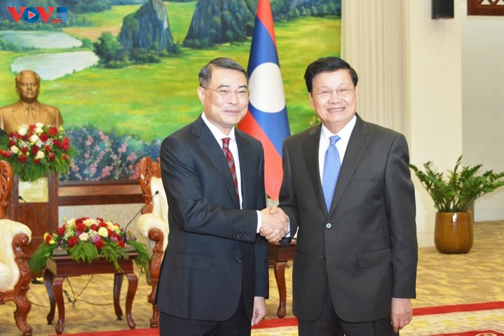 Tổng Bí thư, Chủ tịch nước Lào tiếp Chánh Văn phòng Trung ương Đảng Cộng sản Việt Nam - ảnh 1