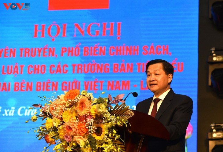 Phó Thủ tướng Lê Minh Khái: Phát huy vai trò của người dân sinh sống ở khu vực biên giới - ảnh 1