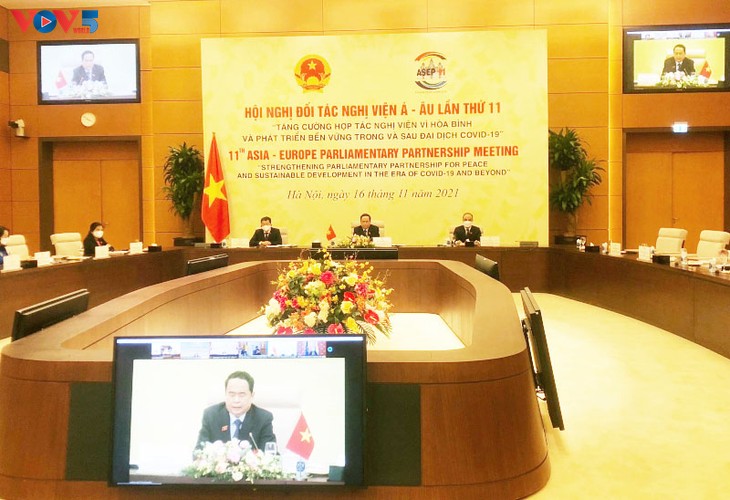 ASEP-11 joint statement advocates inter-parliamentary partnership  - ảnh 1