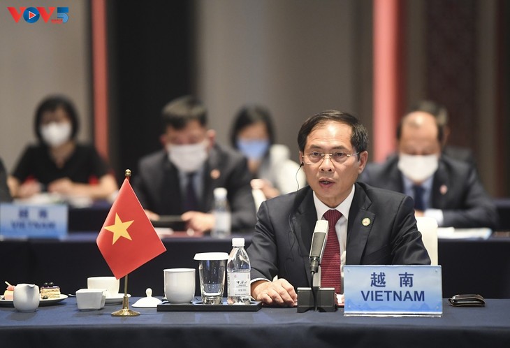Réunion extraordinaire des ministres des Affaires étrangères ASEAN-Chine - ảnh 1