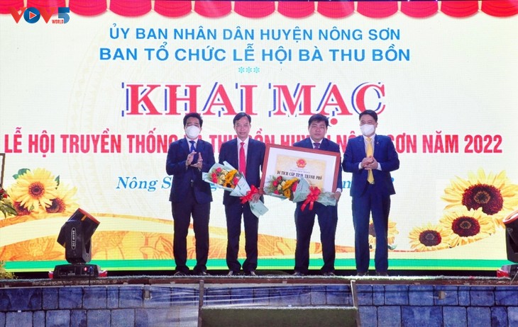 Quảng Nam: Khai mạc Lễ hội Bà Thu Bồn năm 2022  - ảnh 1