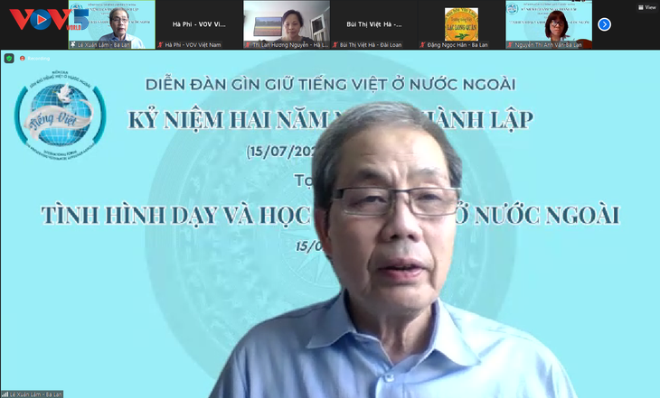 Diễn đàn Dạy và học tiếng Việt ở nước ngoài kỷ niệm 2 năm thành lập - ảnh 1