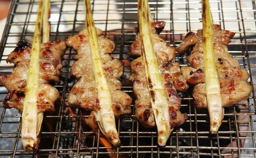 Lemongrass Skewered Chicken Kabobs